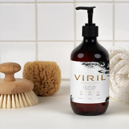 2-in-1 Hair & Body Wash for men - Viril