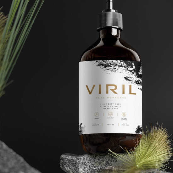 2-in-1 Hair & Body Wash for men - Viril