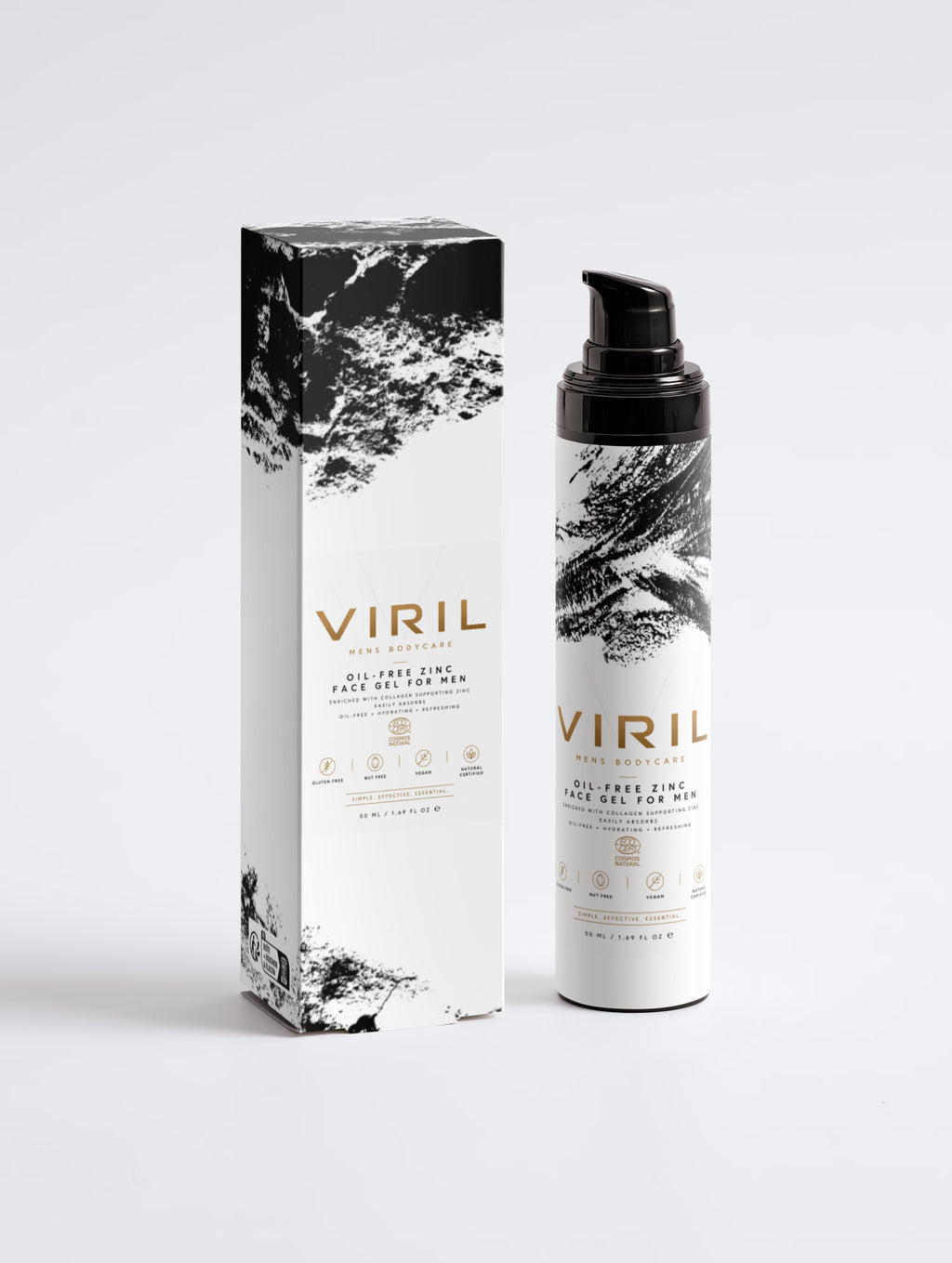 Oil-Free Zinc Face Gel for Men