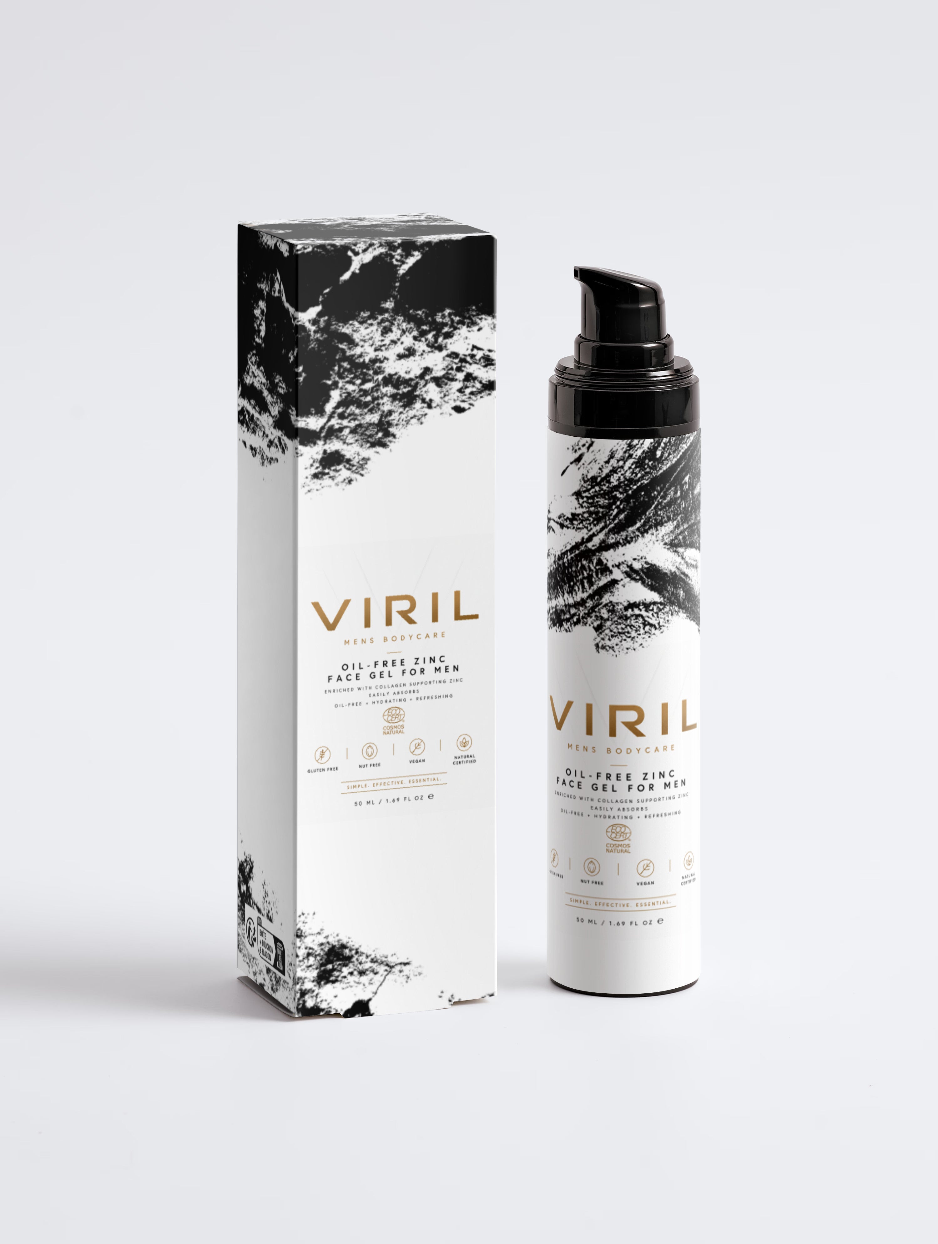 Oil-Free Zinc Face Gel for Men