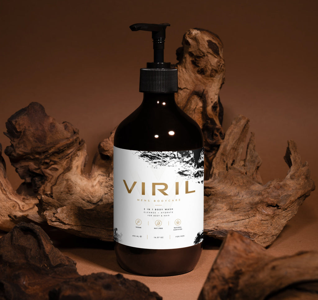 2-in-1 Hair & Body Wash for men - Viril