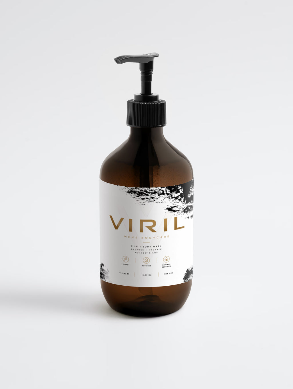 2-in-1 Hair & Body Wash for men - Viril