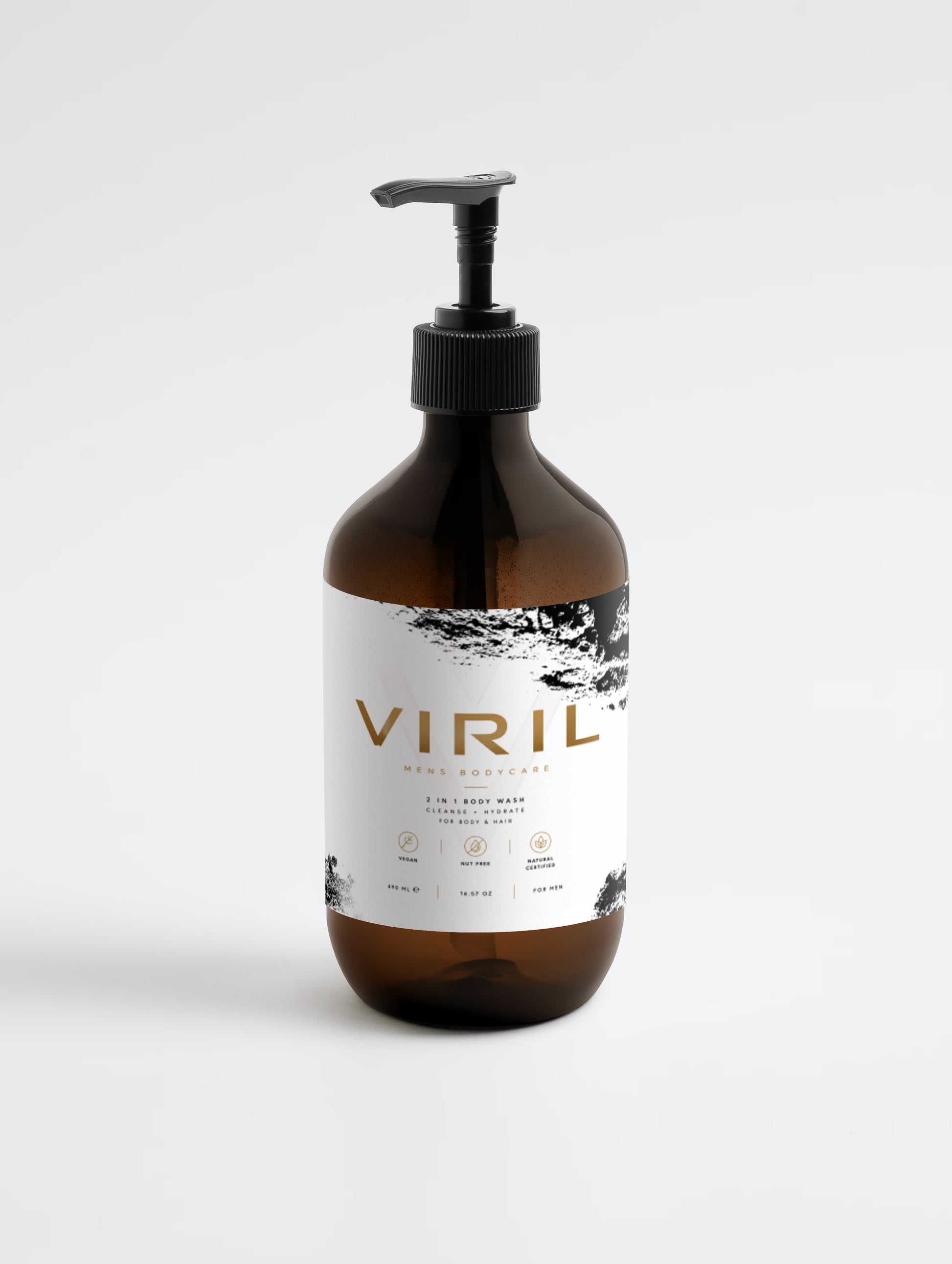 2-in-1 Hair & Body Wash for men - Viril